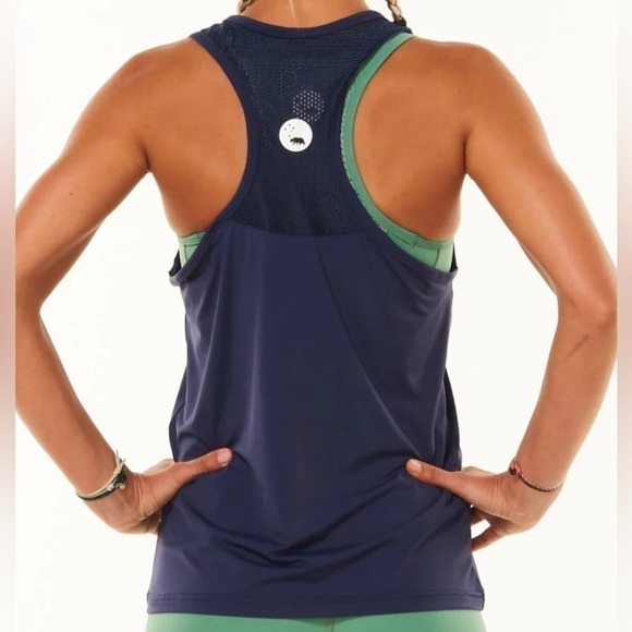 Malo Women’s Endure Tank Top Navy Size Medium (?) See Pic - Picture 2 of 8